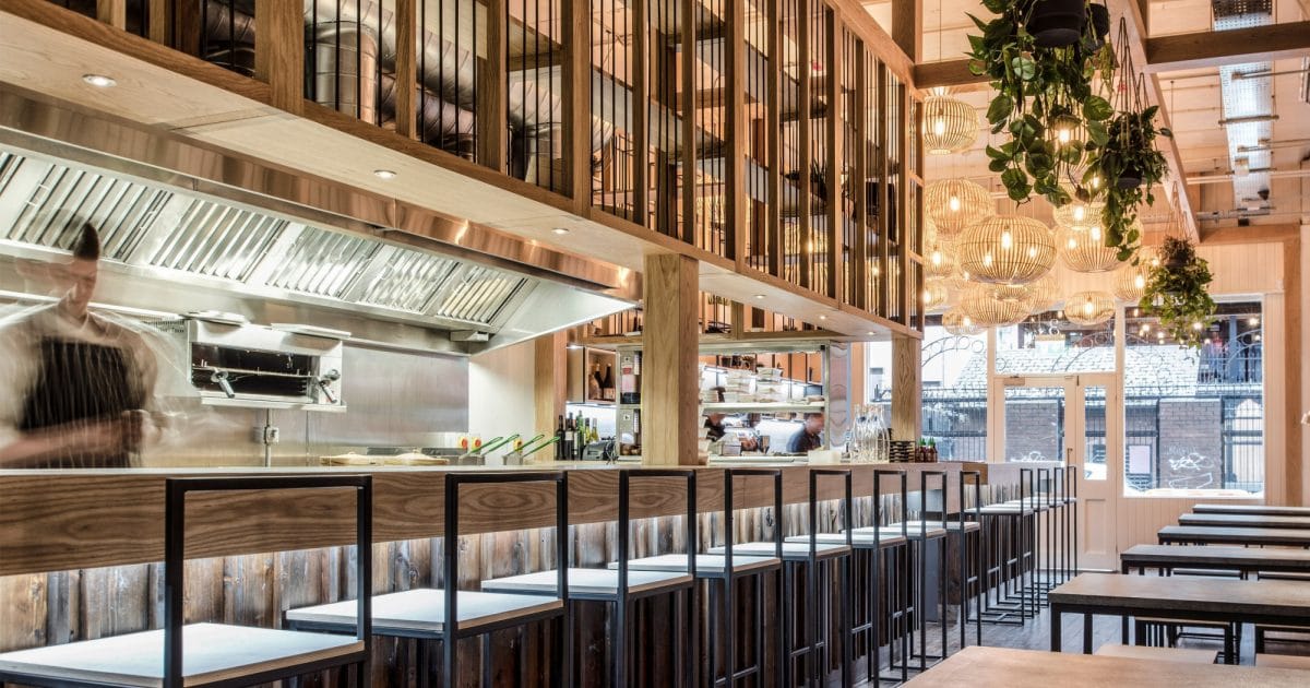 inside the restaurant